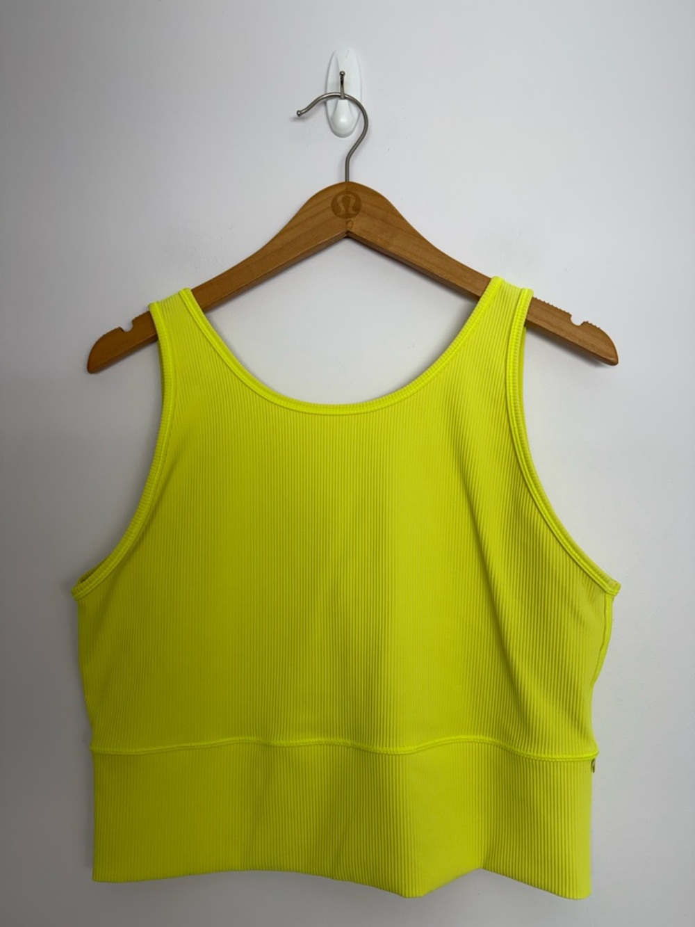 Lululemon Power Pivot Tank *Rib Electric Lemon Size 16? PTP: 18”